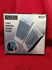 Altec Lansing Multimedia ACS22 Speakers New in Box NIB Vintage PC Retro Gaming picture