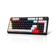 98-Key Mechanical Gaming Keyboard Blue Switch RGB LED Backlit Wired PC Laptop picture