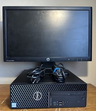 Dell Precision 3430 Model D11S 3GHz 8GB 256GB PC w/ HP Compaq LE2002x Monitor picture