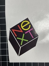Next Computer Cube logo Decal Heavy Vinyl Qty. 2 picture