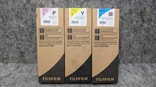 3 x Fujifilm DL600 (Sky Blue, Yellow, Pink) Ink Cartridge 700mL Genuine picture