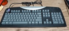 GATEWAY SK-9921 KEYBOARD, BLACK AND Gray  PS/2  CLEANED & TESTED picture