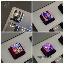 1PC Personalized Iron Man Titanium Alloy Keycap ESC Key Cap Gift For MX Keyboard picture