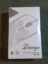 DIERYA x TMKB M1 SE White Wired Gaming Computer Mouse PC Competition RGB LED NEW picture