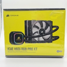 NEW SEALED CORSAIR iCUE H60i RGB PRO CPU LIQUID COOLER 120mm 400-2400 RPM LED picture