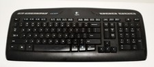 Genuine Vintage Logitech Computer Wireless Keyboard - Model MK300 - No Receiver picture
