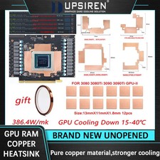 GPU RAM Copper Heat Sink Radiator Memory Miner - 5600-5700XT GPU-II / GPU RAM picture