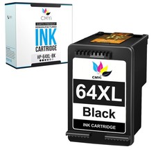 Compatible CMYi HP 64XL Black Color Ink Cartridges Lot 64XL Cartridge Combo Pack picture