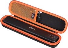 Epson WorkForce ES Portable Document Scanner Protective Case Black Orange picture