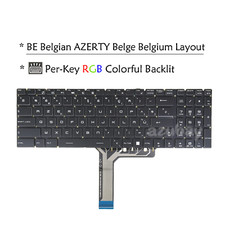BE Belgian Keyboard For MSI MS-16P5 MS-16P7 MS-16P8 MS-16U1 MS-16U4 RGB Backlit picture