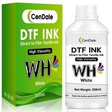CenDale DTF White Ink 500ML for ET-8550 XP-15000 L1800 L805 R1390 R2400 picture