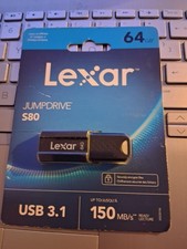 Lexar® JumpDrive® S80 USB 3.1 Flash Drive, 64GB, 128gb Black picture