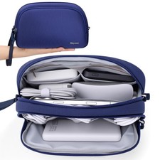 Skycase Travel Electronics Organizer, Cable Organizer Case for S, Blue picture