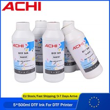 EU Ship ACHI 500ml DTF Ink Refill For Epson R1390/L1800 DTF Printer Accessories picture