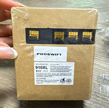 PROSWIFT 910XL Compatible Ink Cartridges 4-Pack CMYK for HP OfficeJet 8010 picture