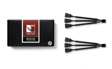 NA-SC1 Sx2, 3-Way Fan Splitter Cables, 4-Pin PWM (2-Pack, 13Cm, Black) picture