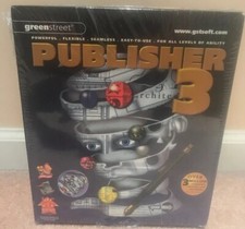 New Greenstreet Publisher 3 (Windows CDROM) Schools, Business,Clubs Web Design + picture