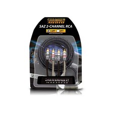 Sundown Audio 2 Channel SAZ RCA Interconnect Cables 1.5ft - 25ft picture