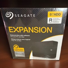 Seagate Expansion 8TB Desktop External HDD for PC/Mac Black, Rescue Service picture