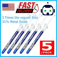 (5 Pack) Gold Thermal Grease CPU Heatsink Compound Paste Syringe 5X picture