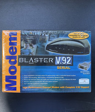 Creative Modem Blaster V.92 Serial External 56K Dial-Up Modem Retro PC NEW picture