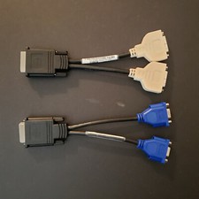 4T606 A01 - DELL Y-Splitter Video Cable Set of 2: Dual DVI D and VGA channels. picture
