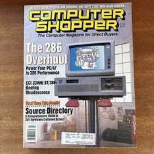 Computer Shopper May 1990 Magazine 286 Overhaul 386 Modems Hardware Software picture