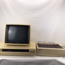 Epson QX-10 Desktop Computer System Model: Q701A w/ Printer 1983 Japan AS-IS picture