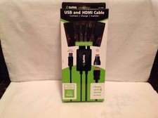 Sima SUO-1080P USB Multi Cable with HDMI - Black - HDMI USB Transfer Charge picture