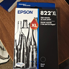 Epson 822XL Black Genuine/Original Inkjet Ink Cartridge T822XL120 picture