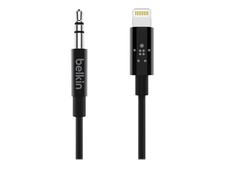 Belkin Lightning to Audio Cable 3ft Audio/Multimedia Cable 0.9m AV10172BT03-BLK picture