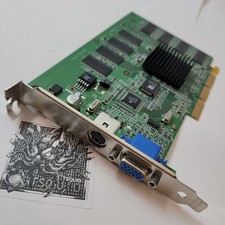 NVIDIA NV880.0 REV A AGP Graphics Card VGA S-Video Vintage PC GPU picture