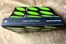 Vintage Apple Computer With Logo HTF Apple Creative Forums Binder  Growing Great picture