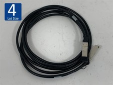 Lot of 4 NETAPP 5M Stacking Switch QSFP+ Cable External SAS 112-00178 X6559-R6 picture