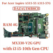 DAZAUIMB8C0 For Acer Aspire A515-55 Motherboard with i5 i7-10th 4GB-RAM MX330 2G picture