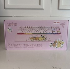 Pokemon x Razer Ornata V3 X Tenkeyless  Keyboard Pikachu & Eevee Edition picture