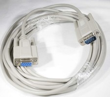 25ft DB9 M/F 9C Serial Straight Thru Extension Cable UL Premium USA picture
