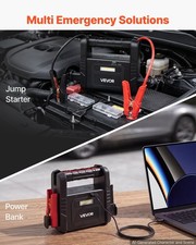 Jump Starter 6000A Peak Portable Car Battery Booster Jump Box 12V, for Up to Mos picture