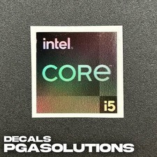 1x Intel Core i5 Holographic Desktop / Laptop Sticker Label (Holographic) picture
