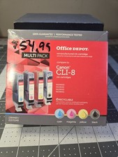 Office Depot Genuine Canon CLI 8, Black/Cyan/Magenta/Yellow Ink Cartridge picture