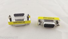 10x D-SUB VGA/SVGA 15Pin DB15 Female 3 Row To Female Mini Gender Changer Adapter picture
