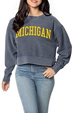 Chicka-d Boxy Corded NCAA Michigan Wolverines Navy XL NWT picture