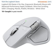Logitech 910-007574 MX Master 4 High-Performance Wireless Mouse White Mac (New) picture