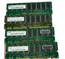 2GB KIT 4X 512MB PC SDRAM SD CL3 PC133R 133 168PIN RDIMM ECC-REG 64X4 picture