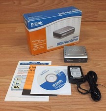 D-Link (DP-301U) Wired 10/100 Fast Ethernet USB Print Server w/ Power Supply  picture