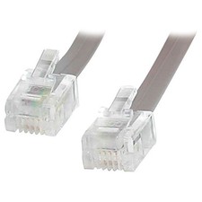StarTech RJ25FT 25 ft RJ11 Telephone Modem Cable - Gray picture