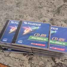 Fujifilm CD-RW 74 Minute 650 MB Recordable Compact Discs 17  NIP picture