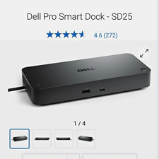 Dell Pro Smart Dock SD25 Docking Station Black HDMI DP USB-C USB-A RJ-45 picture