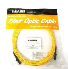Black Box 32.81' Yellow Fiber-Optic Cable Assembly EFP310-010M-MTMT NOS picture