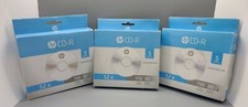 (3x)5-Pack HP CD-R in Slim Jewel Case, 52x- 700MB Data-80min Music. New '15 CDs' picture